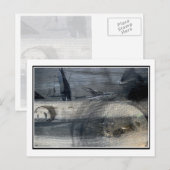 Abstrakter Crash Postkarte (Vorne/Hinten)