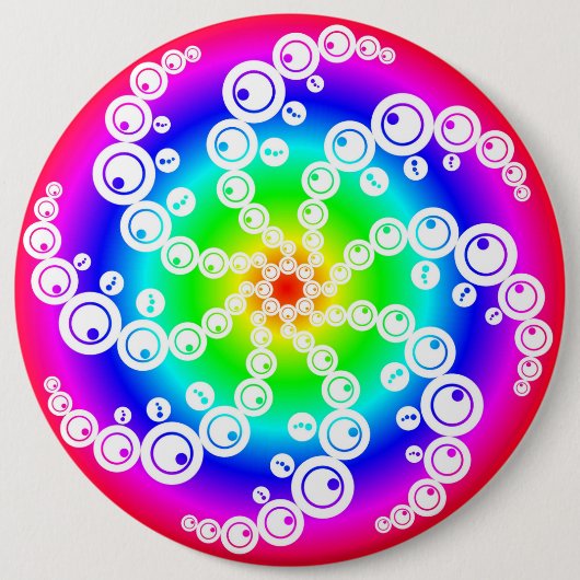 Abstrakter Crop Circle Button (Vorderseite)
