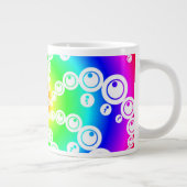 Abstrakter Crop Circle Jumbo-Tasse (Rechts)