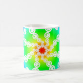 Abstrakter Crop Circle Kaffeetasse (Mittel)