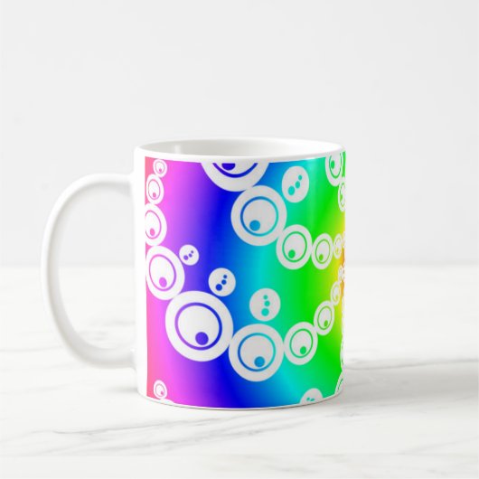 Abstrakter Crop Circle Kaffeetasse (Links)