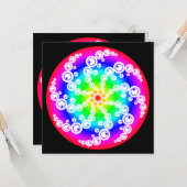 Abstrakter Crop Circle Karte (Vorderseite/Rückseite Beispiel)