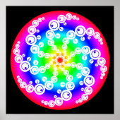 Abstrakter Crop Circle Poster (Vorne)