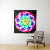 Abstrakter Crop Circle Tapestry Wandteppich (Beispiel (Horizontal))