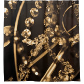 Abstrakter Crystal Chandelier Duschvorhang (Vorderseite)