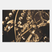 Abstrakter Crystal Chandelier Geschenkpapier Set (Vorderseite)