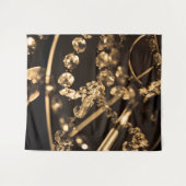 Abstrakter Crystal Chandelier Wandteppich (Vorderseite (Horizontal))