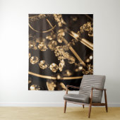 Abstrakter Crystal Chandelier Wandteppich (Beispiel)