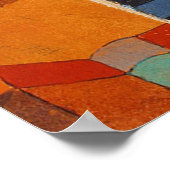 Abstrakter Cubismus Klee Moderne Kunst Poster (Ecke)