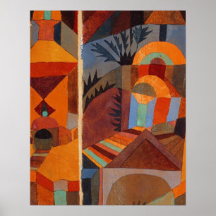 Abstrakter Cubismus Klee Moderne Kunst Poster