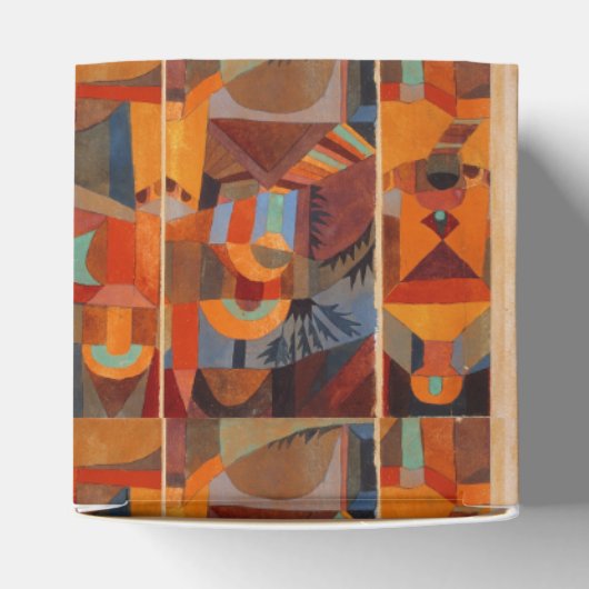Abstrakter Cubismus Klee Tempelgärten Geschenkschachtel (Oben)