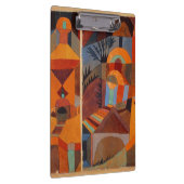 Abstrakter Cubismus Klee Tempelgärten Klemmbrett (Rechts)