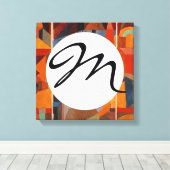 Abstrakter Cubismus Klee Tempelgärten Leinwanddruck (Insitu (Holzboden))