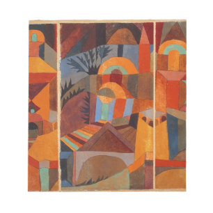 Abstrakter Cubismus Klee Tempelgärten Notizblock