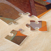 Abstrakter Cubismus Klee Tempelgärten Puzzle (Seite)