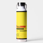 Abstrakter cyberpunk-Stil Trinkflasche (Vorne)