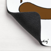 Abstrakter Dackel-Hund Mousepad (Ecke)