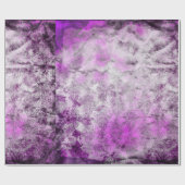 Abstrakter Damask rosa Druck Geschenkpapier (Flach)