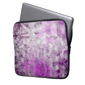 Abstrakter Damask rosa Druck Laptopschutzhülle (Vorderseite Links)