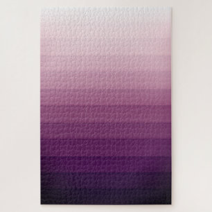 Abstrakter Deep Purple Farbverlauf Ombre Puzzle