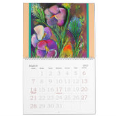 ABSTRAKTER DIGITAL-BLUMEN-Kalender Kalender (Mär 2027)