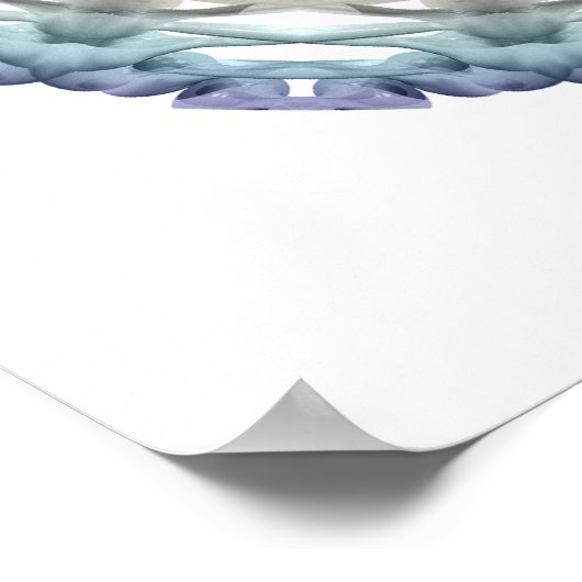 Abstrakter DNA-Ring Poster (Ecke)