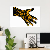 Abstrakter Drache Poster (Heimbüro)