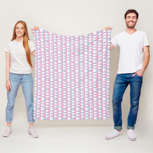 Abstrakter dreieckiger Hintergrund Fleecedecke (Beispiel)