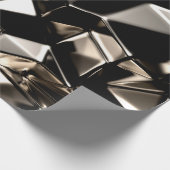 Abstrakter dreieckiger Kristallhintergrund. Geschenkpapier (Ecke)