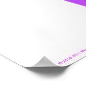 Abstrakter Druck der Sunrise Lilie Poster (Ecke)