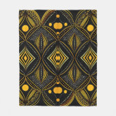 Abstrakter Druck Fleecedecke (Vorderseite)