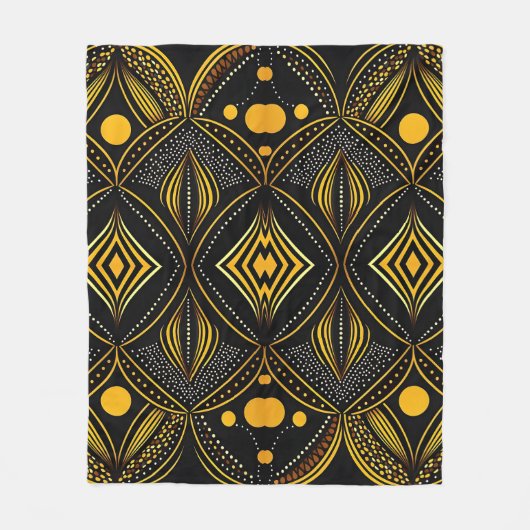 Abstrakter Druck Fleecedecke (Vorderseite)