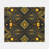 Abstrakter Druck Fleecedecke (Vorderseite (Horizontal))