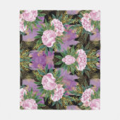 Abstrakter Druck Fleecedecke (Vorderseite)