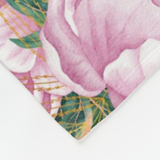 Abstrakter Druck Fleecedecke (Ecke)