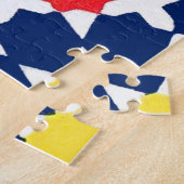 abstrakter Druck mit Sternen und x-es Puzzle (Seite)