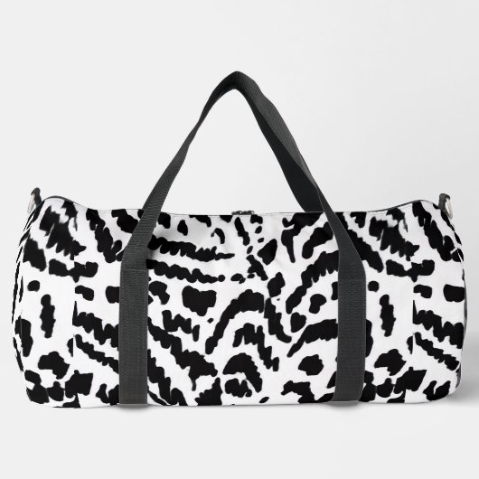 Abstrakter Dschungel Duffle Bag (Vorderseite)