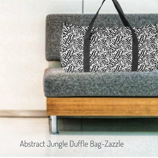 Abstrakter Dschungel Duffle Bag