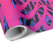 Abstrakter Dschungel Geschenkpapier (Rolleneckpunkt)