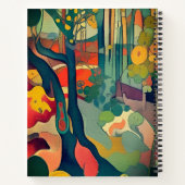 Abstrakter Dschungel Notizblock (Rückseite)
