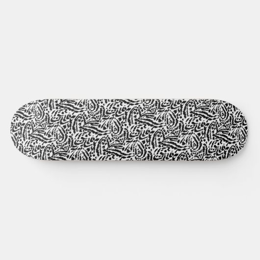 Abstrakter Dschungel Skateboard (Horizontal)