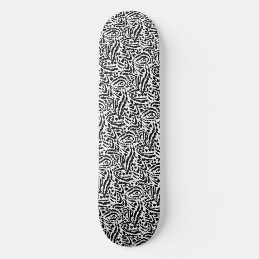 Abstrakter Dschungel Skateboard (Vorderseite)