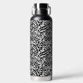 Abstrakter Dschungel Trinkflasche (Vorderseite)