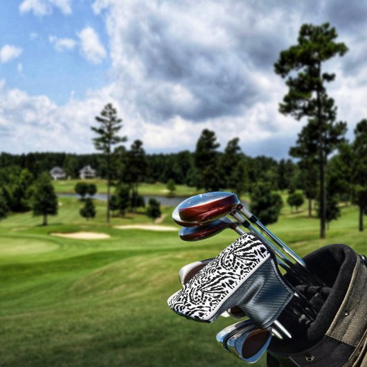 Abstrakter Dschungelgolfkopf-Cover Golf Headcover