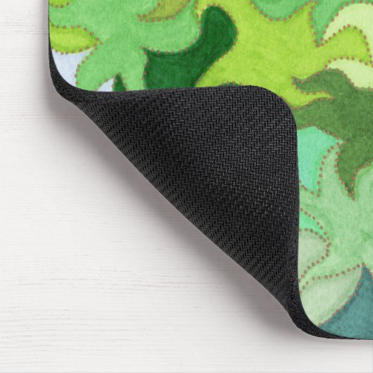 Abstrakter Dschungelmousepad Mousepad (Ecke)