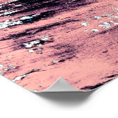 Abstrakter dunkelgrauer und rosa Hintergrund Poster (Ecke)