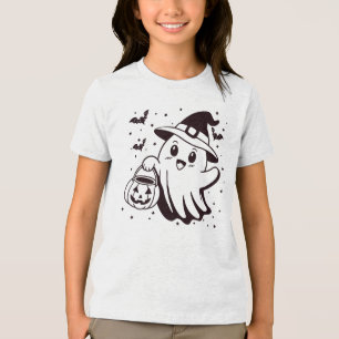 Abstrakter dunkler Hintergrund mit wirbelndem Grus Tri-Blend Shirt