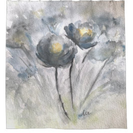 Abstrakter Duschvorhang