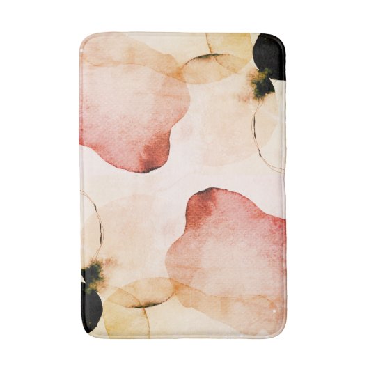 Abstrakter Duschvorhang Badematte (Vorderseite Vertikal)