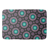 Abstrakter Duschvorhang im einzigartigen Muster Badematte (Vorderseite)